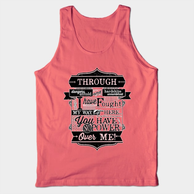 Labyrinth Words Tank Top by Specialstace83